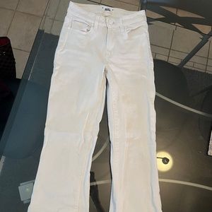 Paige Bootcut Flare Jeans in White
